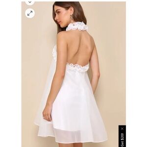 Lulus white halter dress